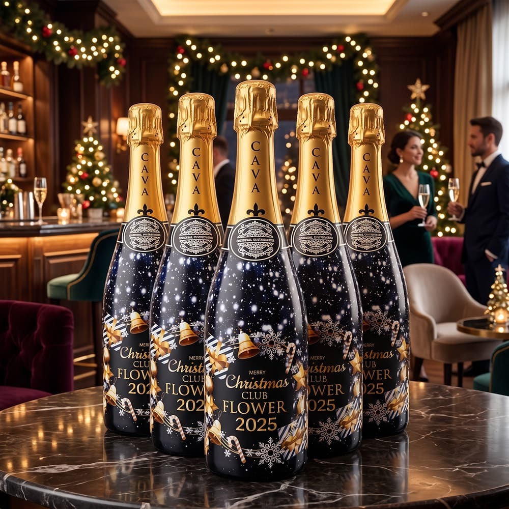 ノンアルオリシャン｜クリスマス限定デザイン｜シックなデザイン