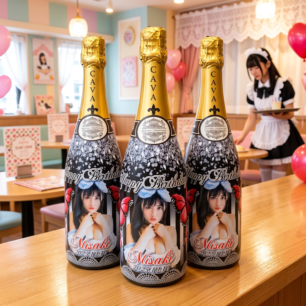 オリシャン　ゴシックでかわいい女子人気のオリジナルシャンパン